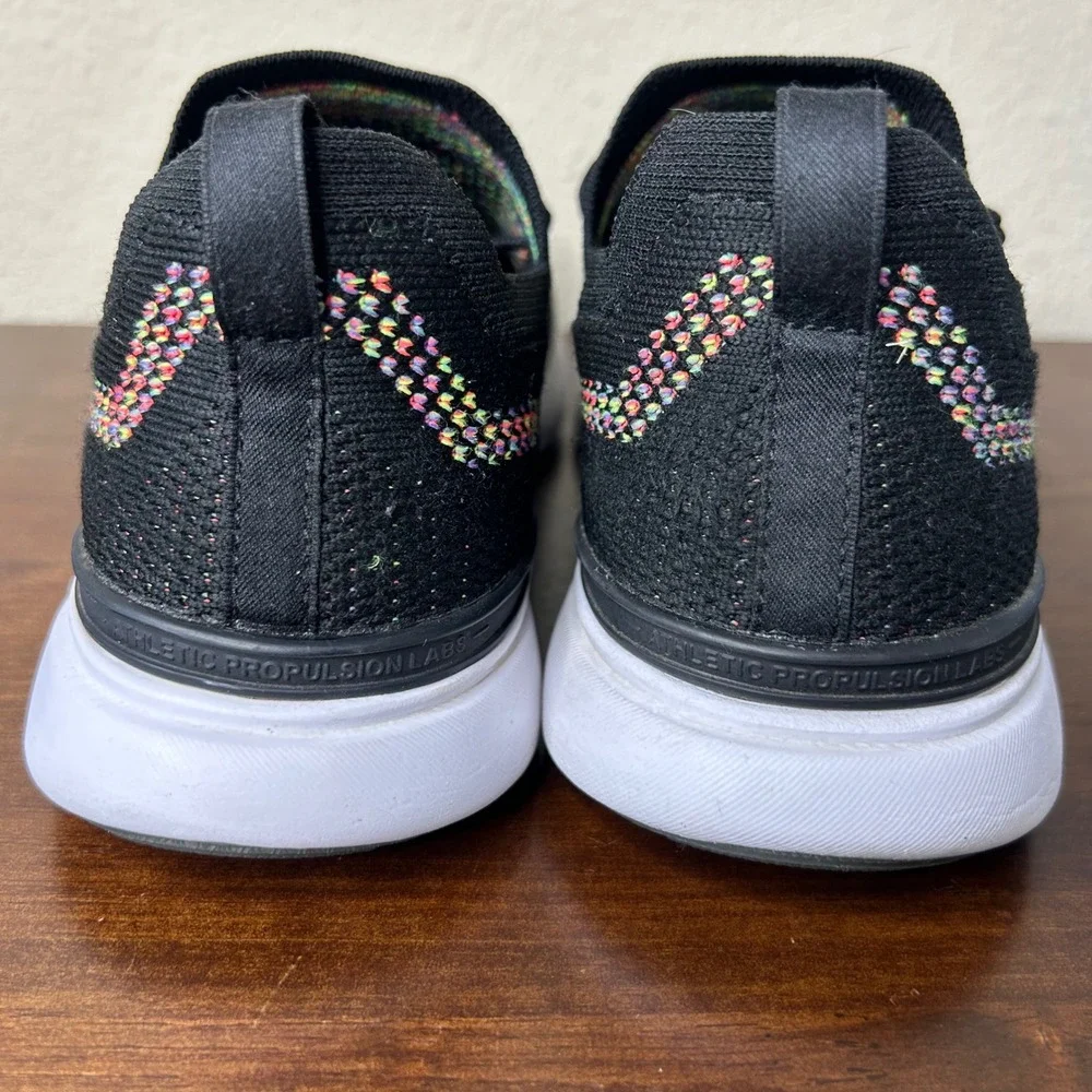 APL Sneakers Size 7.5‎ TechLoom Breeze Womens Running Shoes Black Multi Rainbow